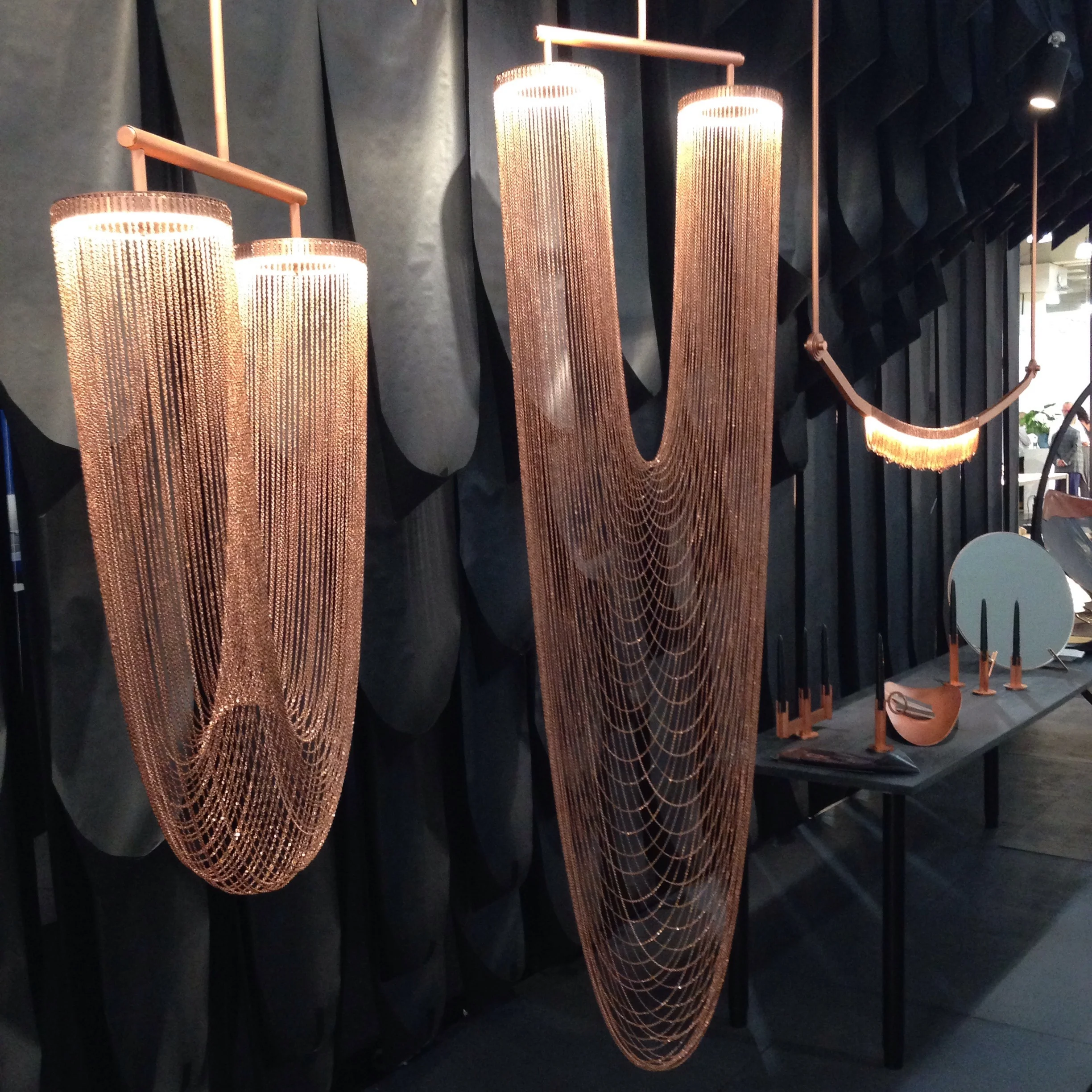 Light fixtures by Larose Guyon on display at IFCC 2016