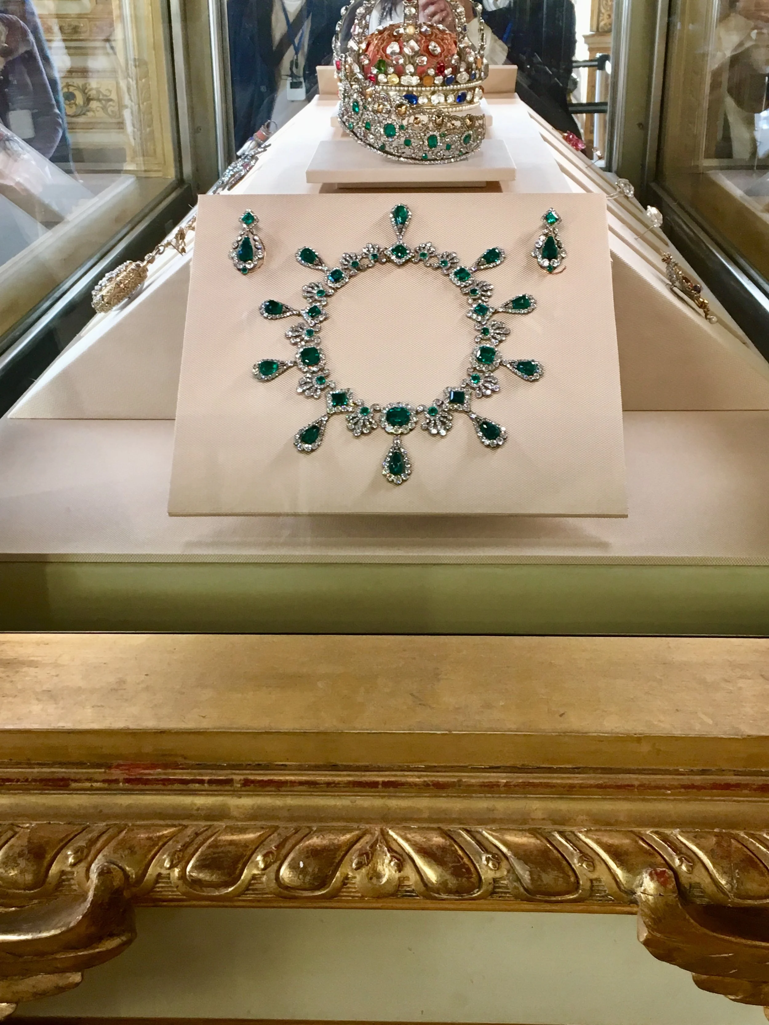 got anxiety and aggravated trying to get photos of the Crown Jewels. Just wanted to get close to appreciate/capture the opulence.