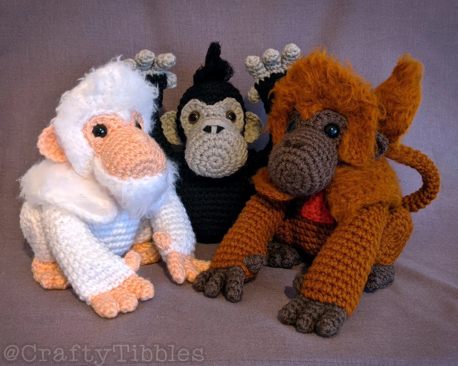 Monkey Troupe Crochet Amigurumi Pattern