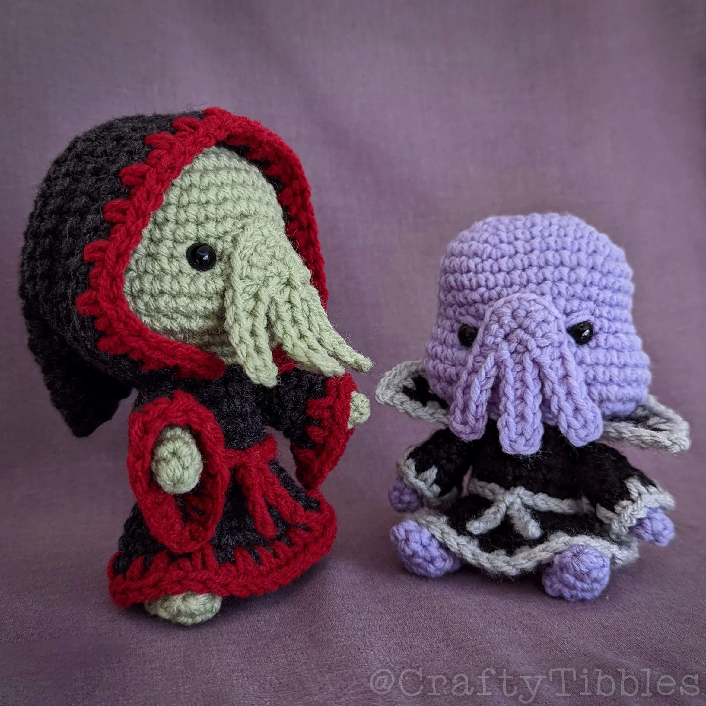 Lil' Mind Flayer Crochet Amigurumi Pattern