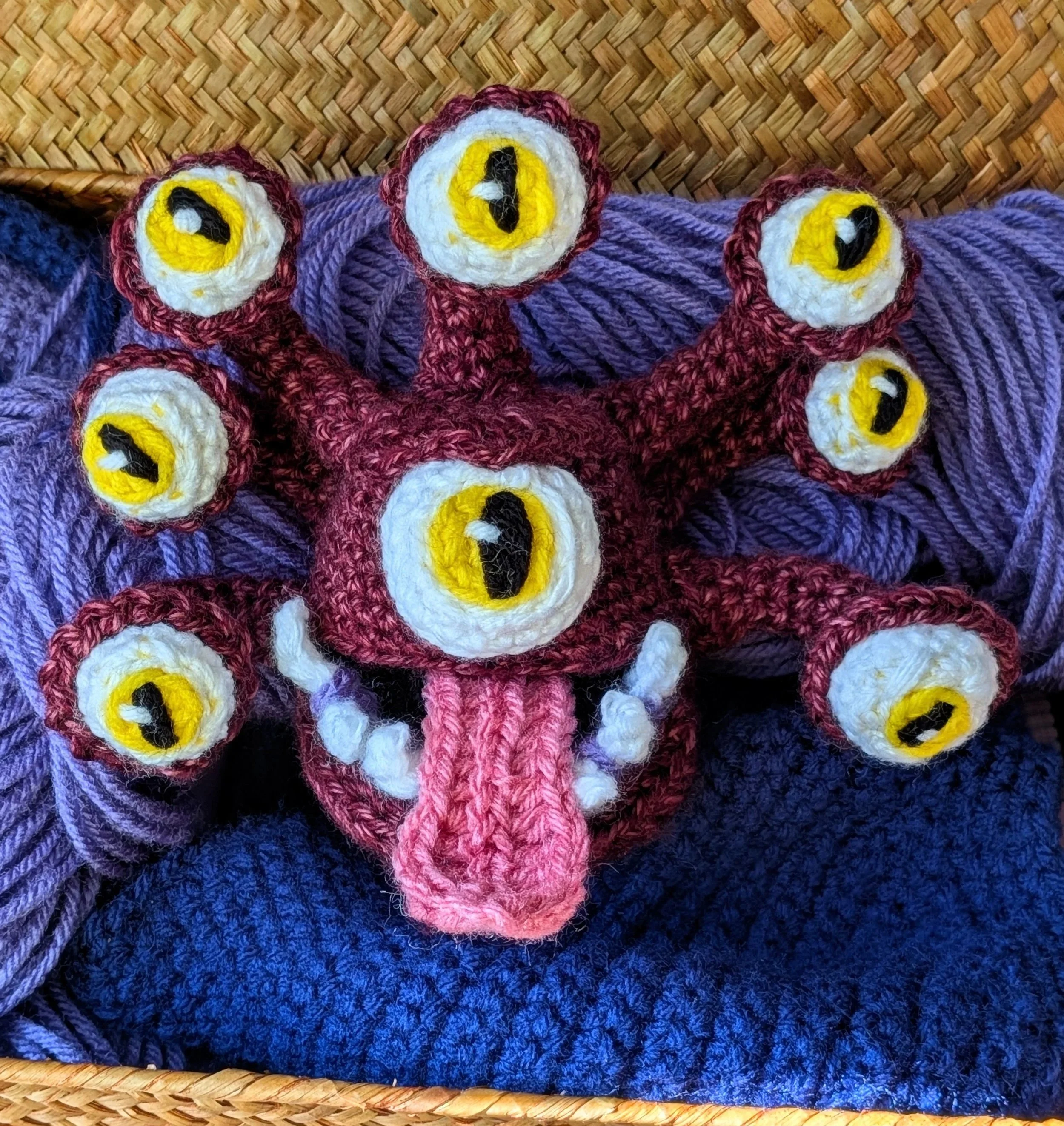 Beholder by Duckie @nerdyduckcrochet
