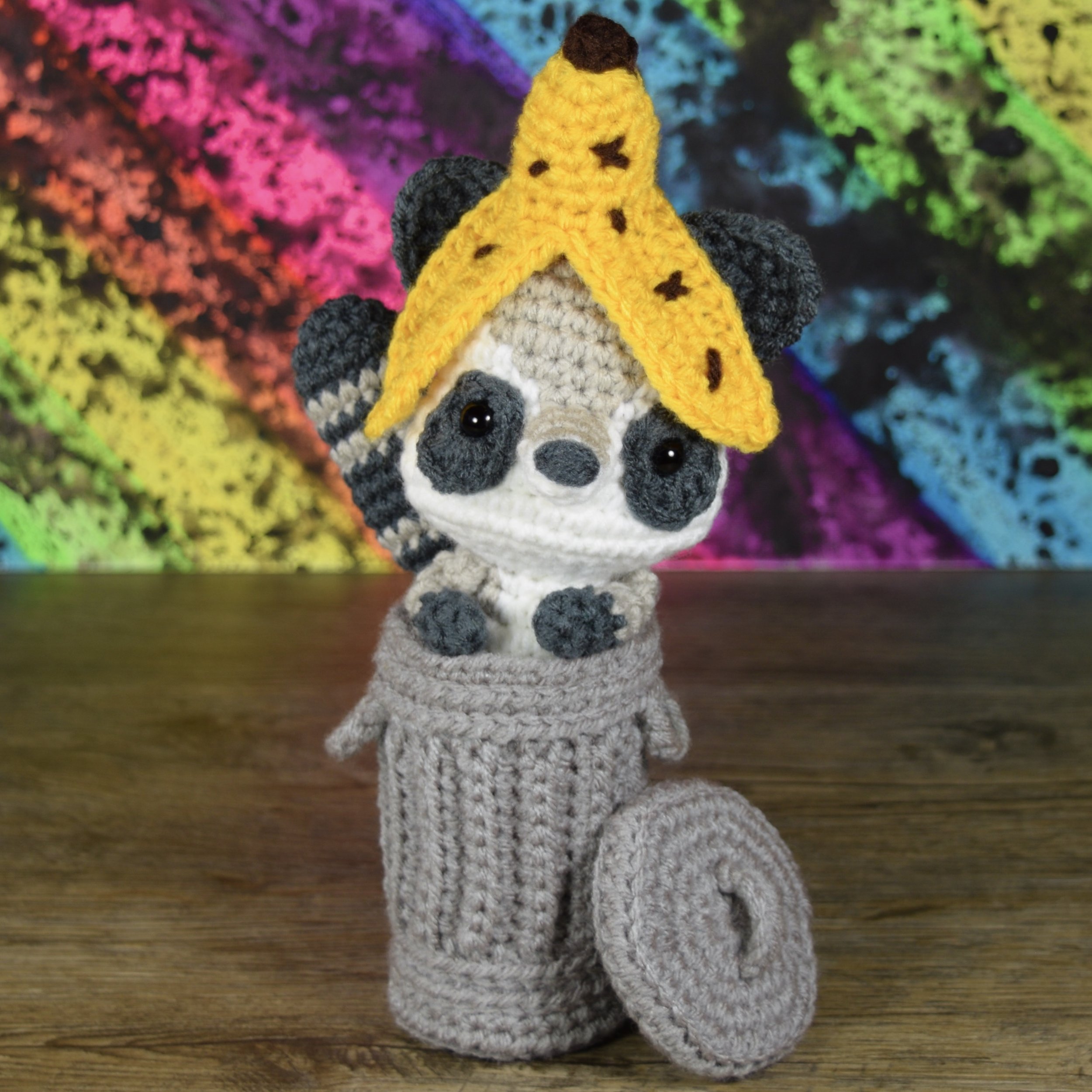 Rubbish Raccoon by Jess
@crochetedjess