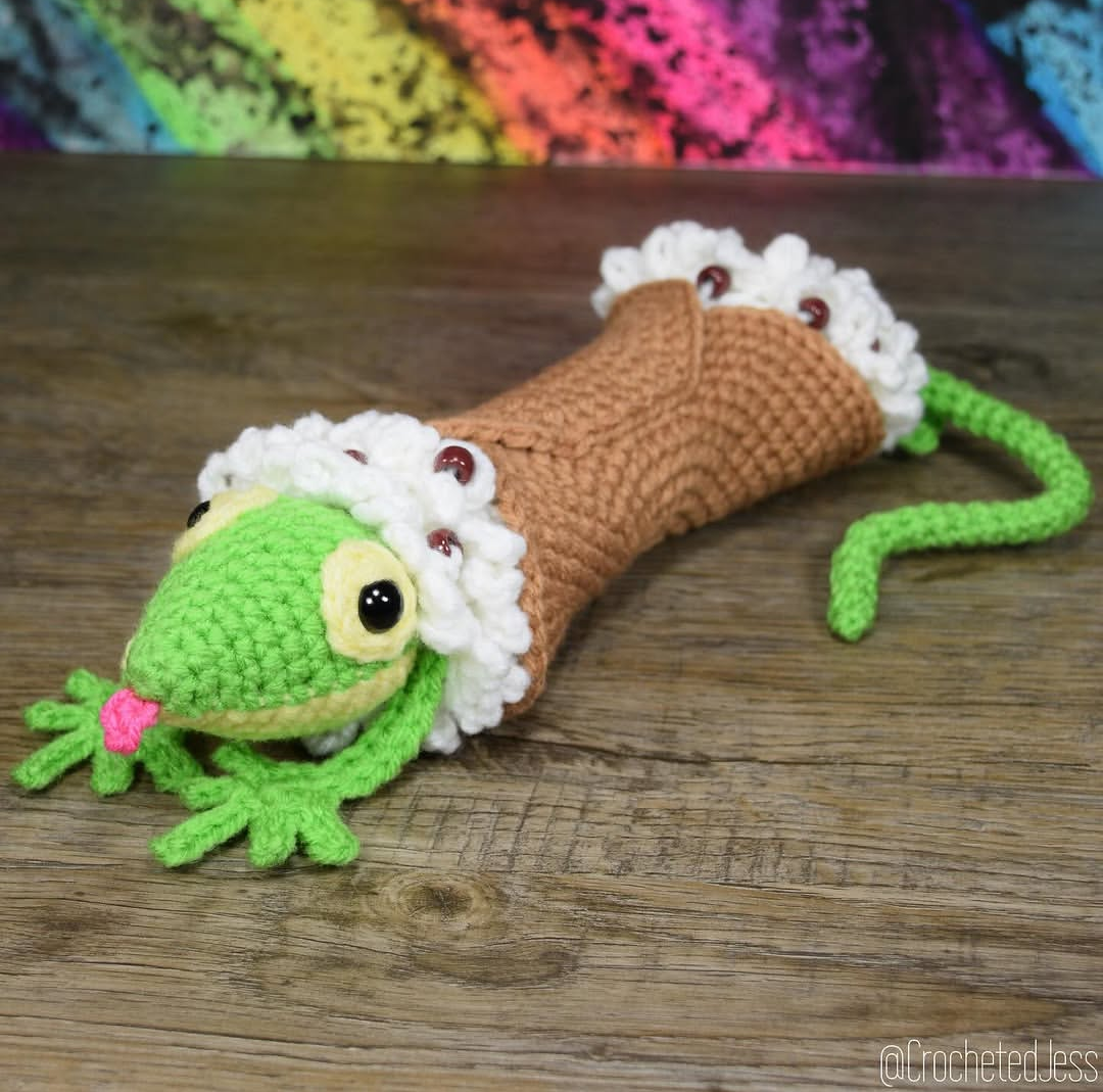 Anole Cannoli by Jess
@crochetedjess