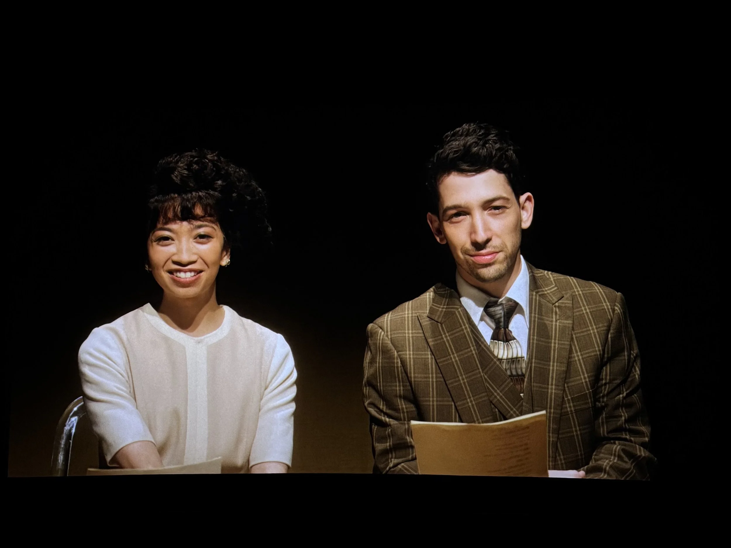 Newscaster, Merrily We Roll Along (Film)