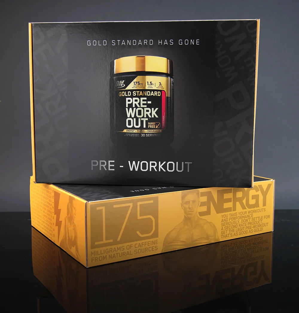 Optimum Nutrition Brand Packaging