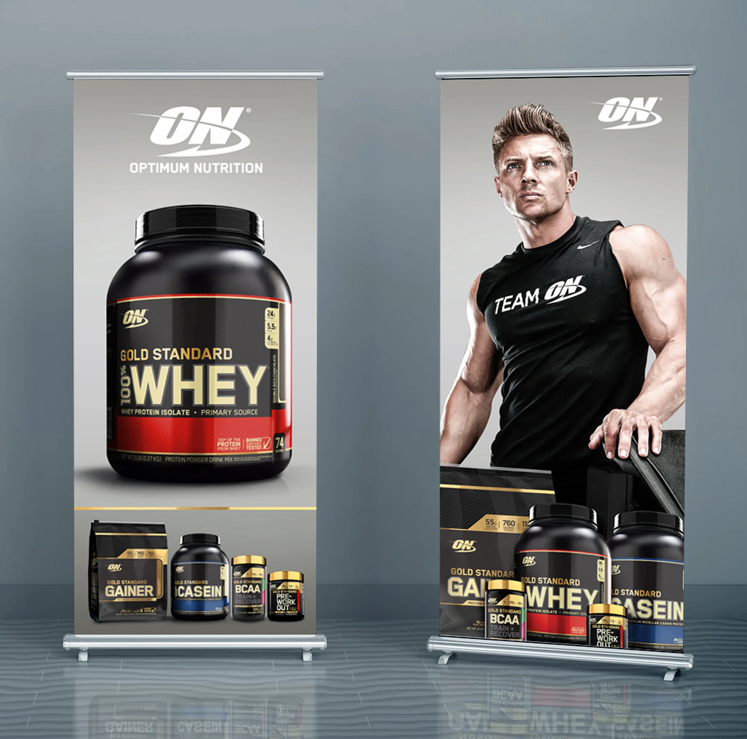 Optimum Nutrition Trade Show Banner