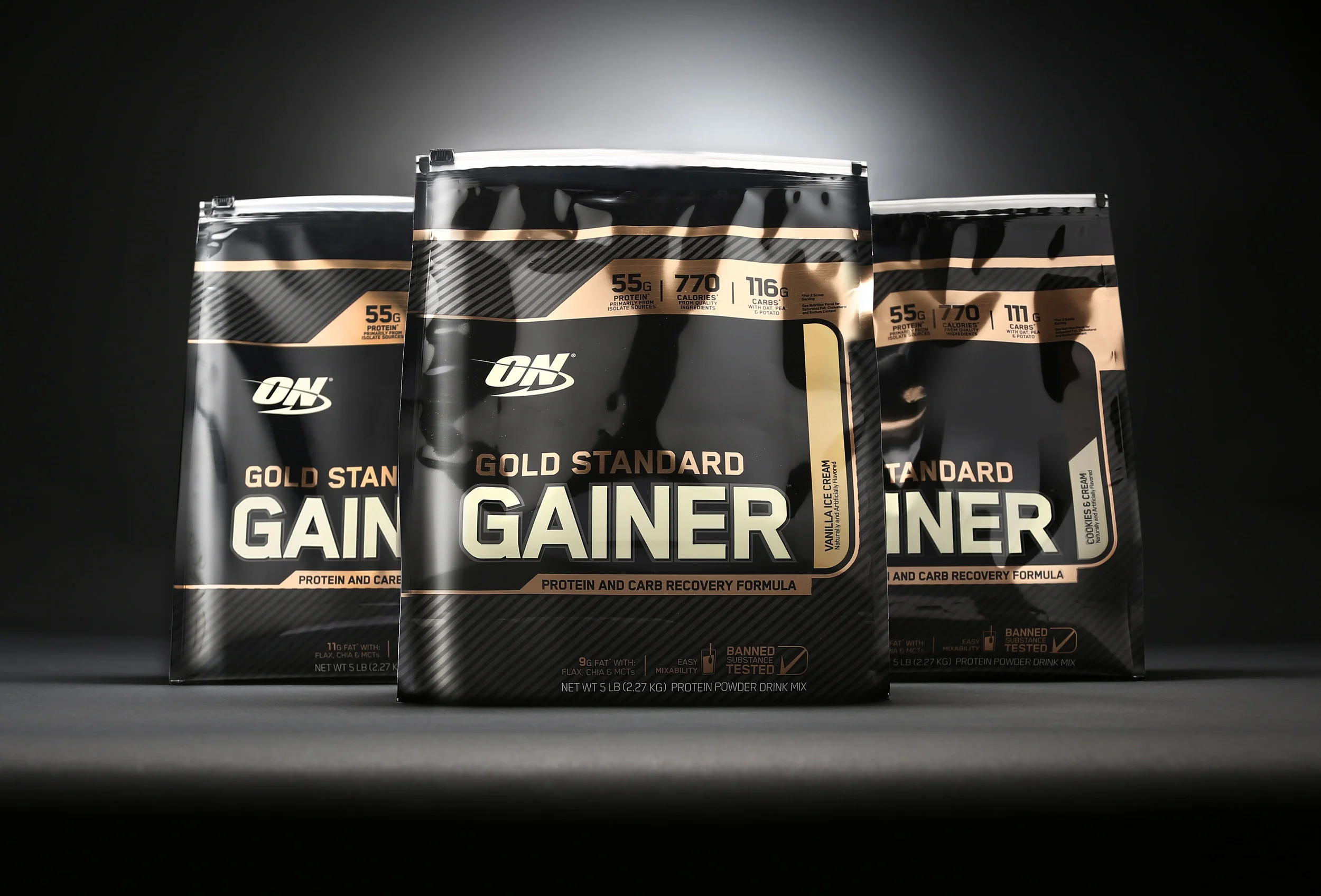 Optimum Nutrition Brand Packaging