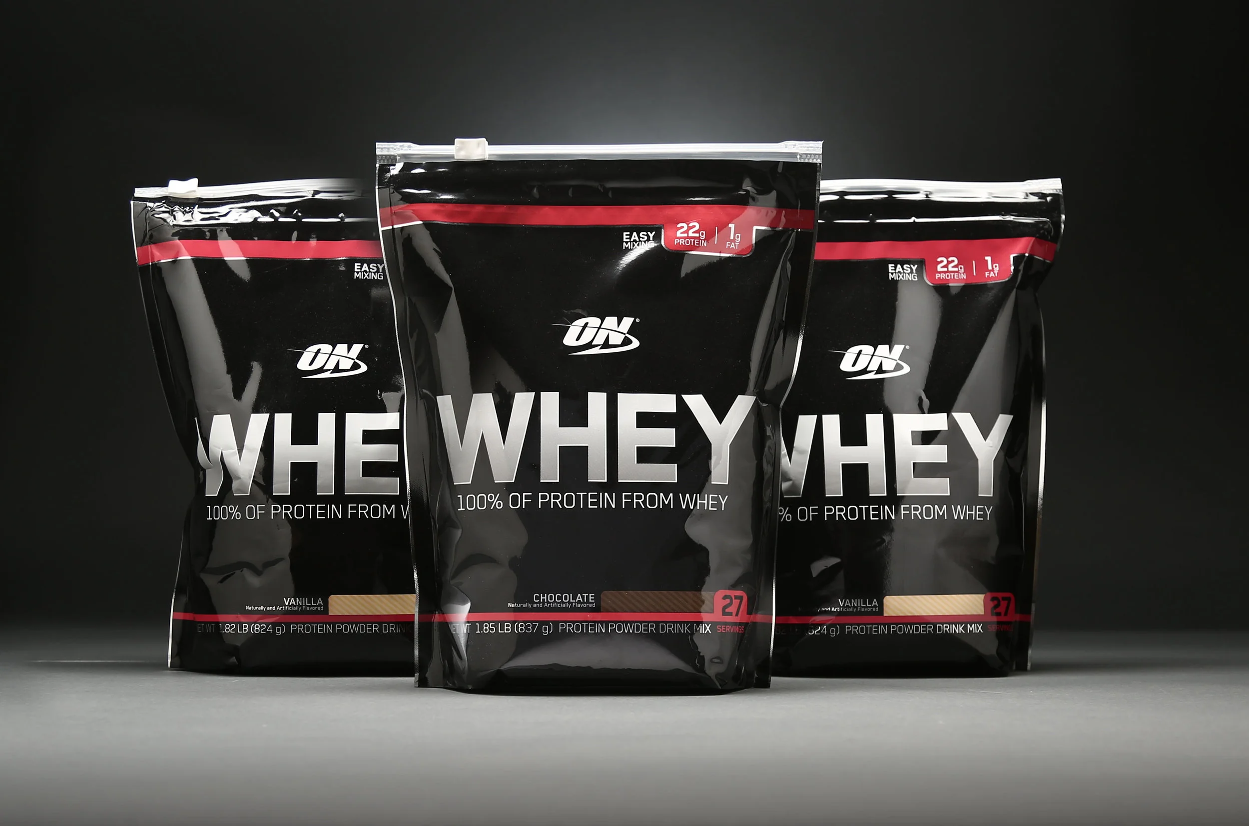 Optimum Nutrition Brand Packaging