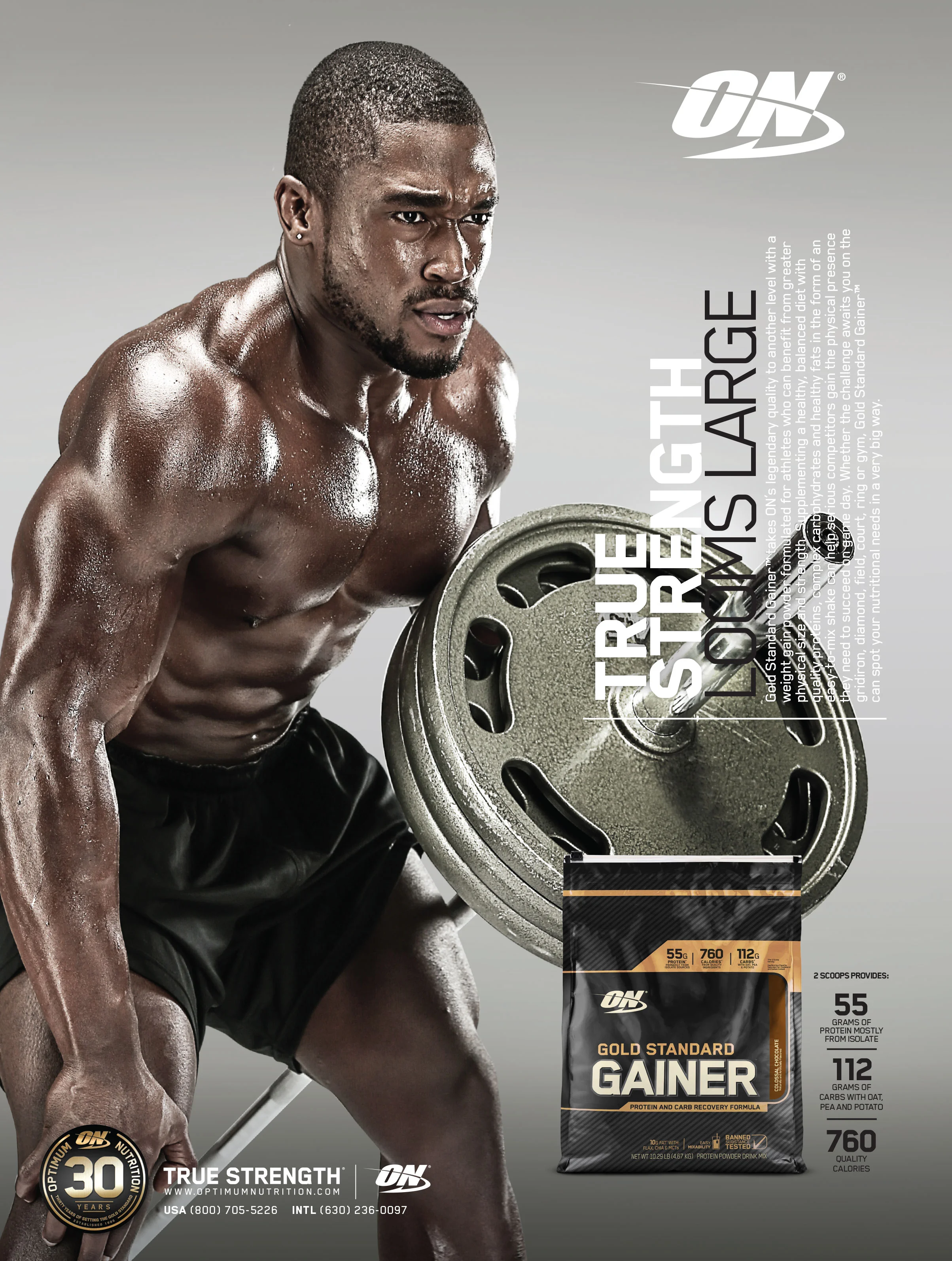 Optimum Nutrition Print Ad