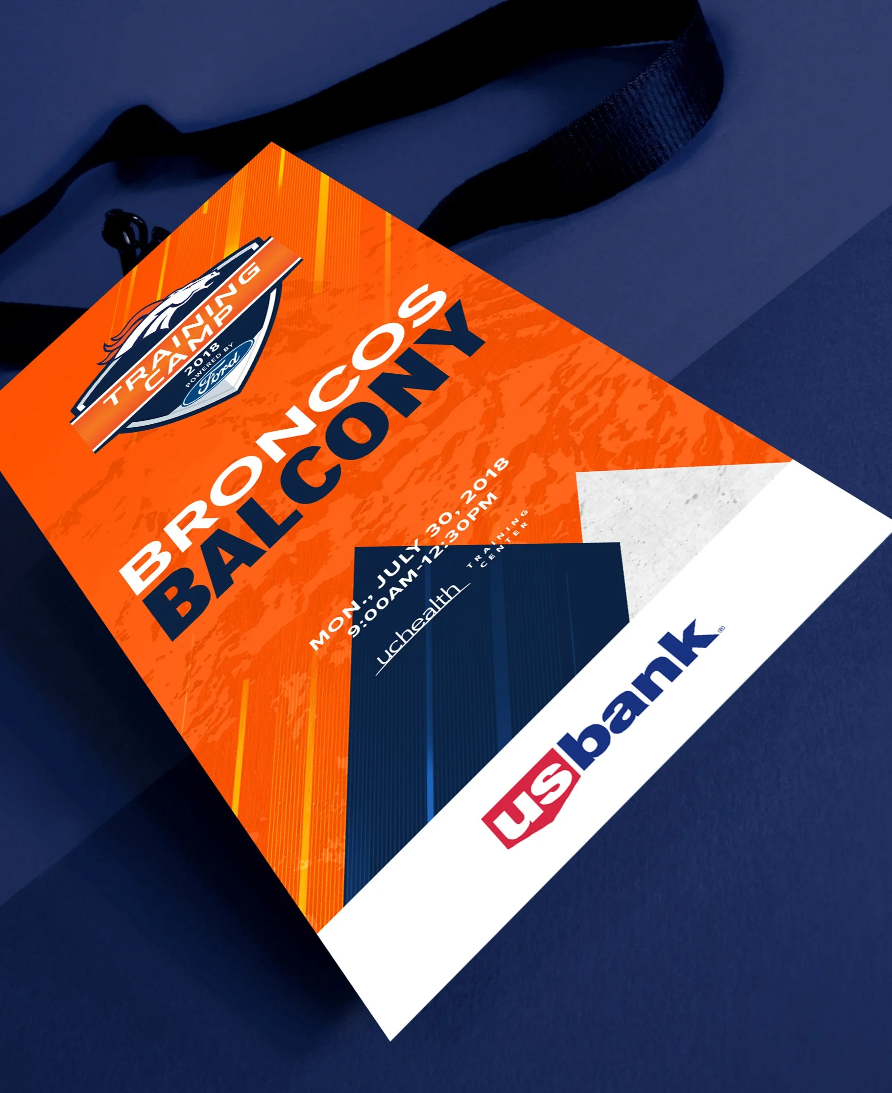 2018 Denver Broncos Training Camp Credential