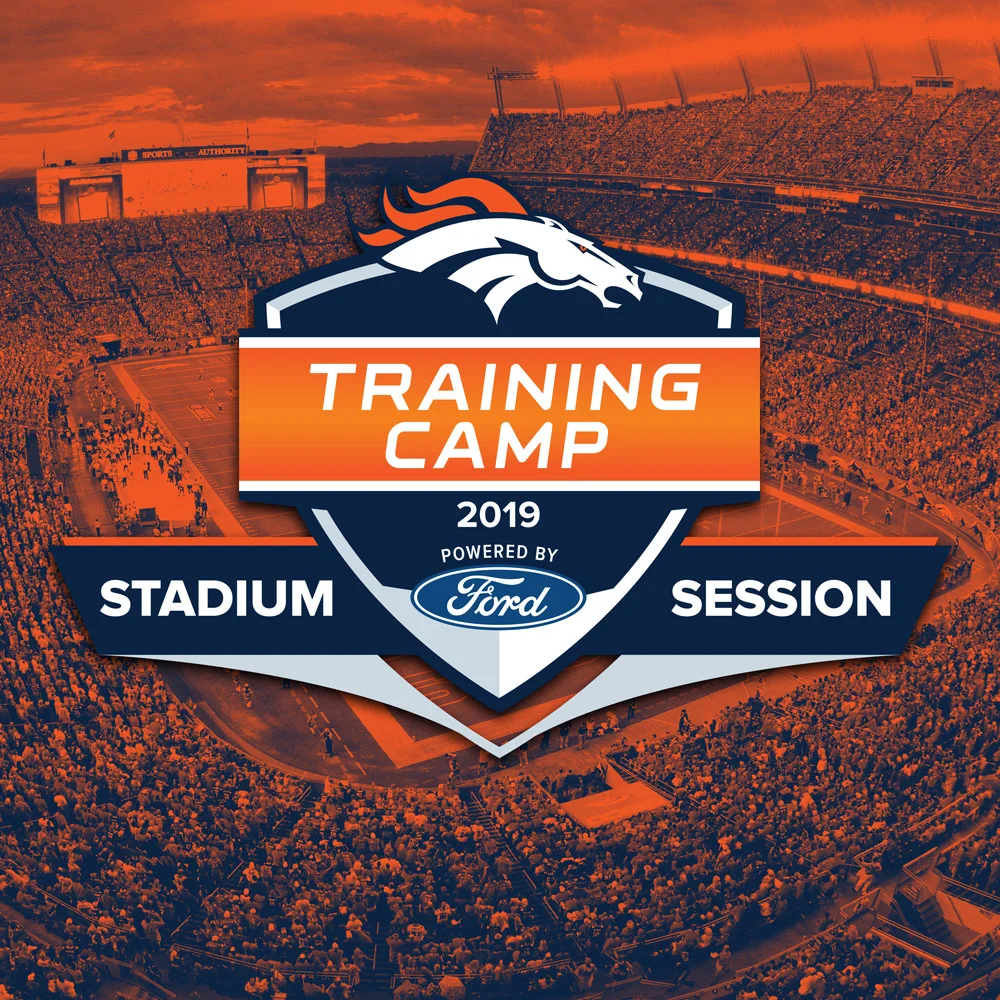 2019 Denver Broncos Training Camp - Stadium Practice Logo