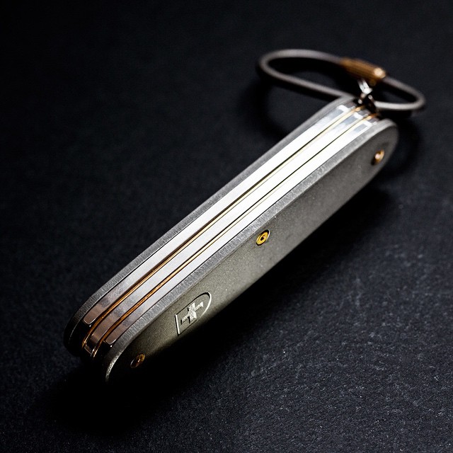 New Pivot review of ALM's titanium mod of the Victorinox Pioneer #SAK http://www.pivotandtang.com/#/victorinox-alm-pioneer/ #knifereviews #knifenut #usn