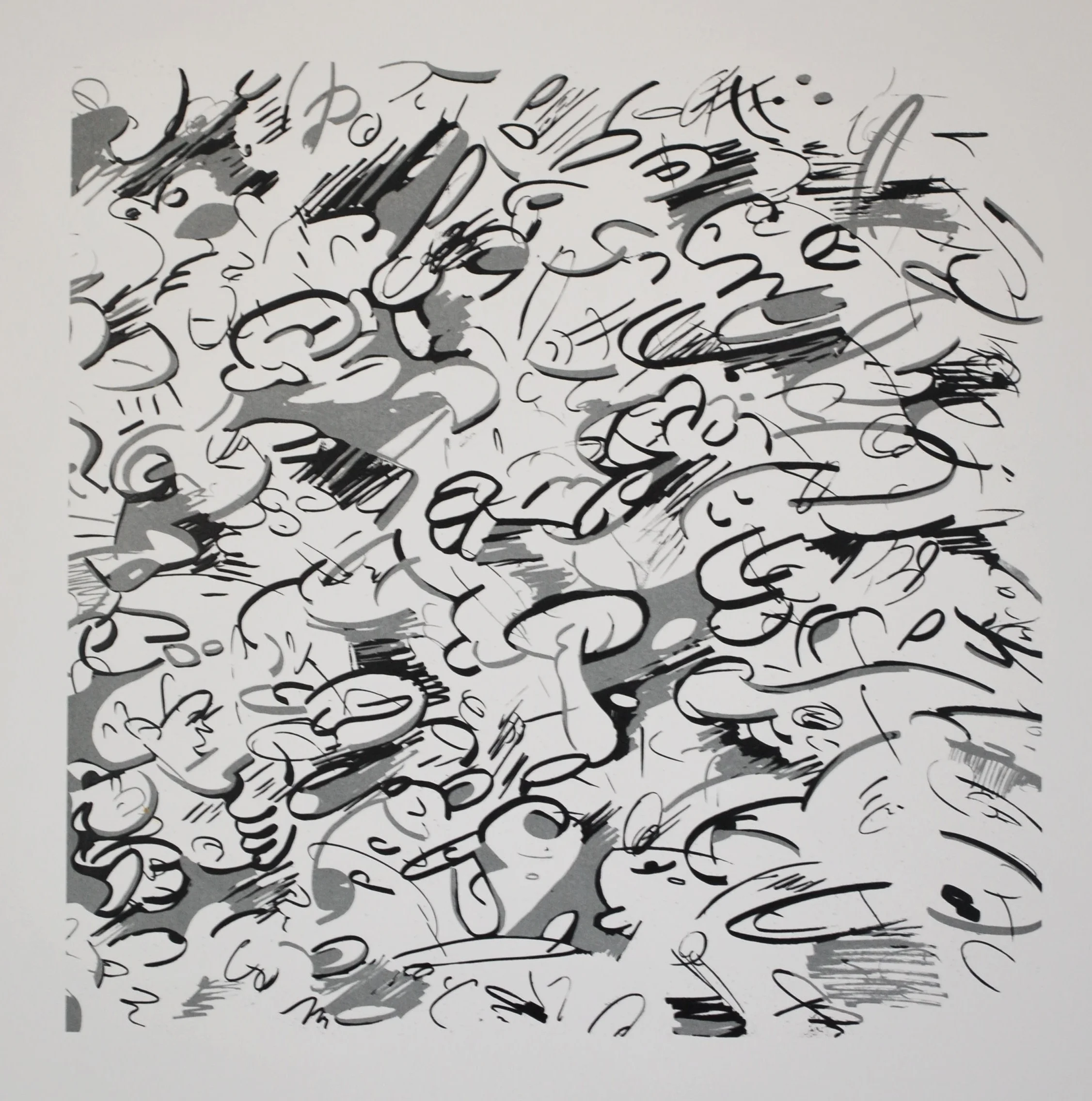  UV screenprint on paper, 2012 