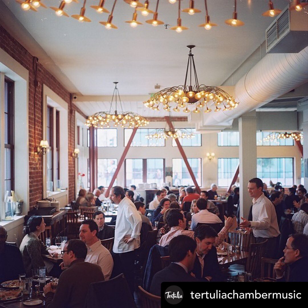 Playing some fantastic chamber music paired with delicious food in San Francisco with some stellar musicians.Hope to see some familiar faces!  Tickets through @tertuliachambermusic 

Posted @withregram &bull; @tertuliachambermusic Join us on July 8th