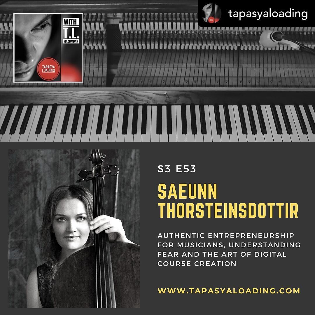 It&rsquo;s out! My conversation with @tapasyaloading is available through the link in my bio.

Posted @withregram &bull; @tapasyaloading S3 E53

Authentic Entrepreneurship for Musicians, Understanding Fear in the Musical Path, and the Art of Digital 