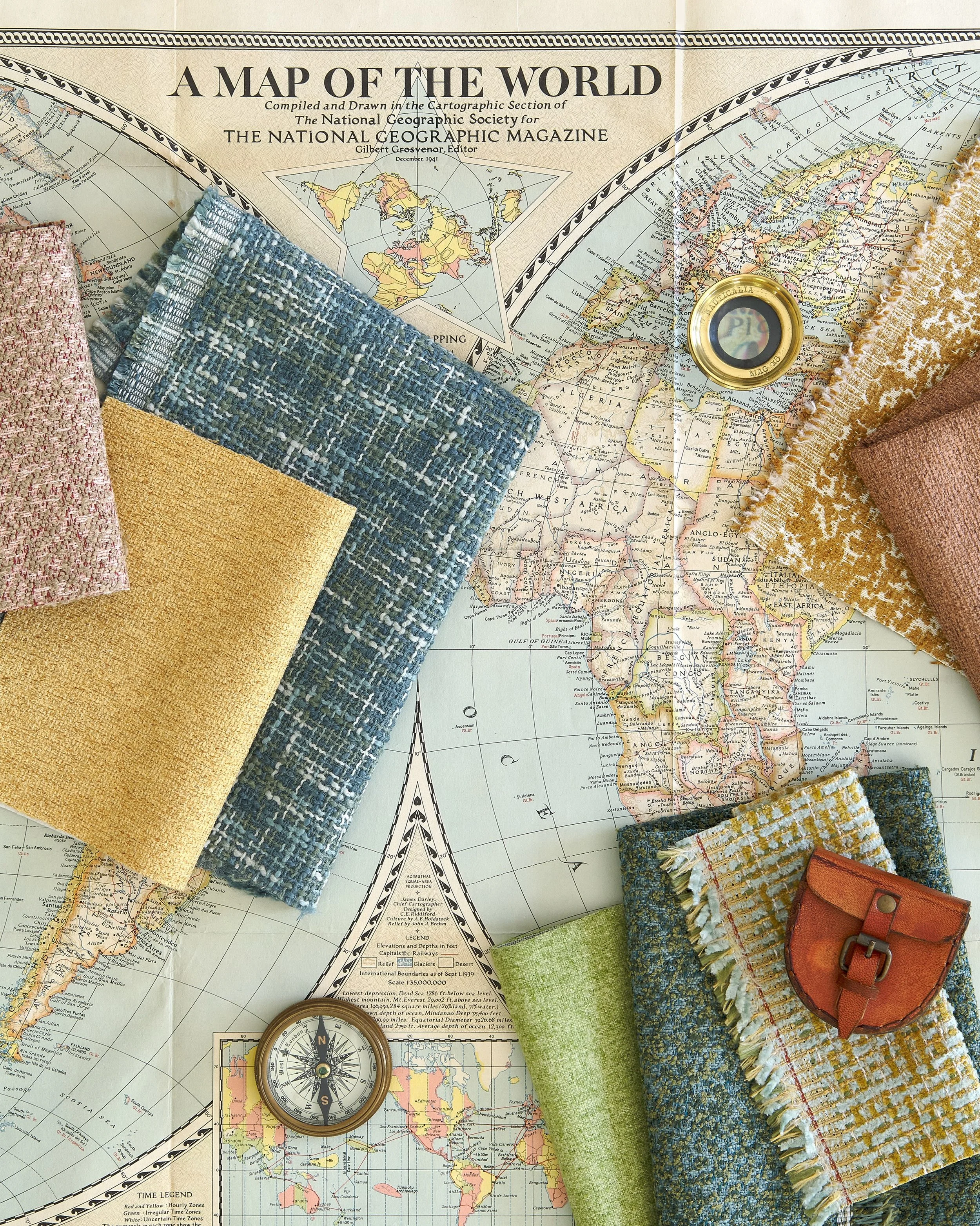 New work for United Fabric&rsquo;s Compass collection 🧭