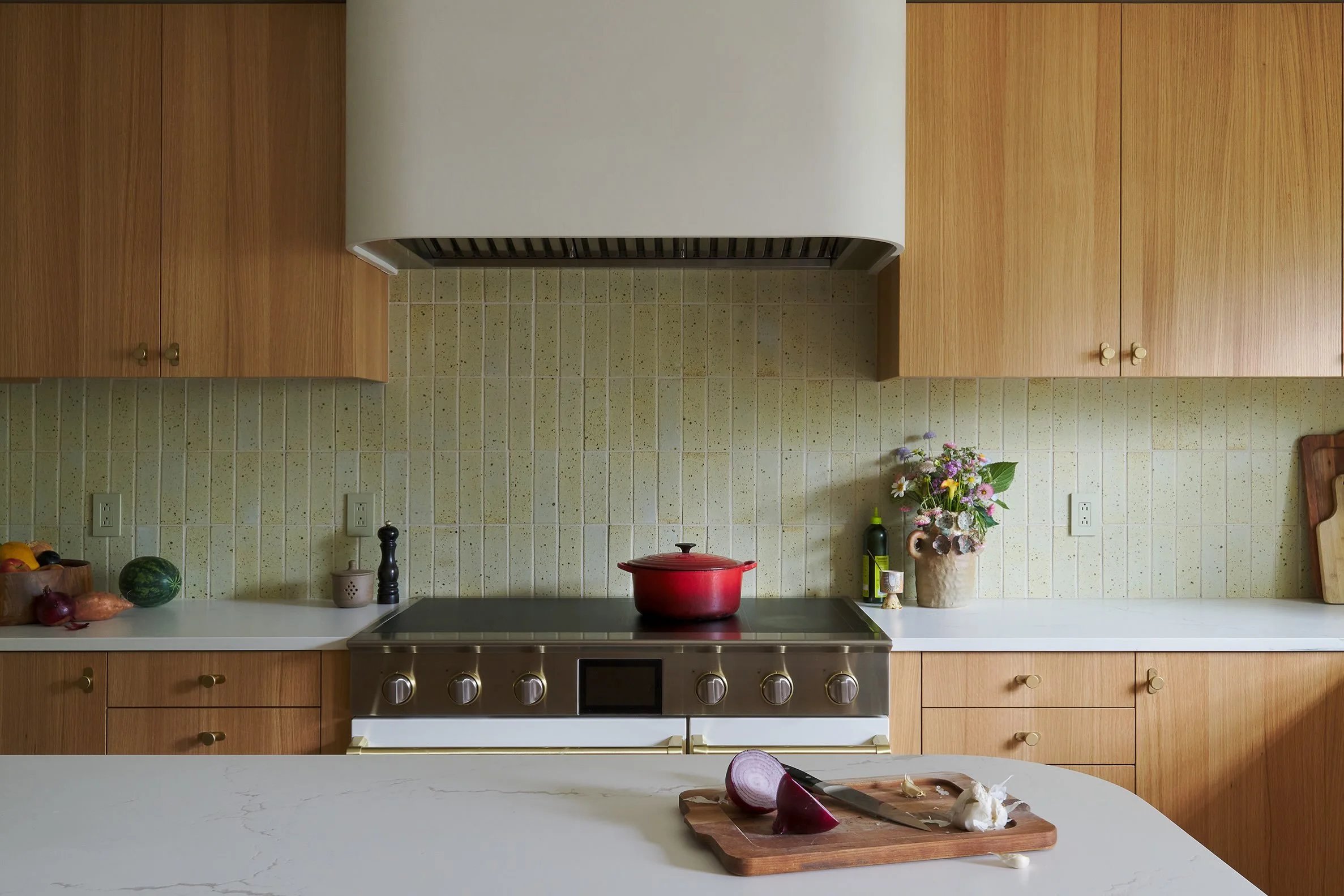 Modern and organic, this Philadelphia kitchen is a work of art.