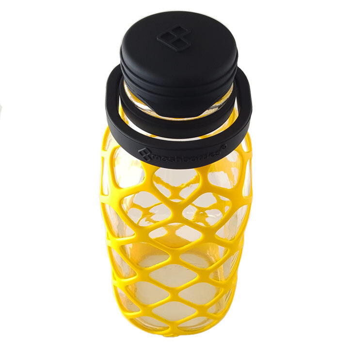 Meshbottle with Silicone Top - Sun Yellow - 32 oz — Meshbottles -  Plastic-free Water Bottles