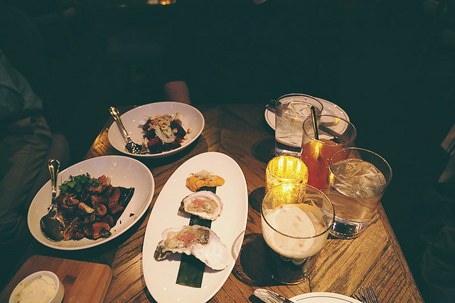  A meal at The Boarding House. Photo by Diana Nguyen .