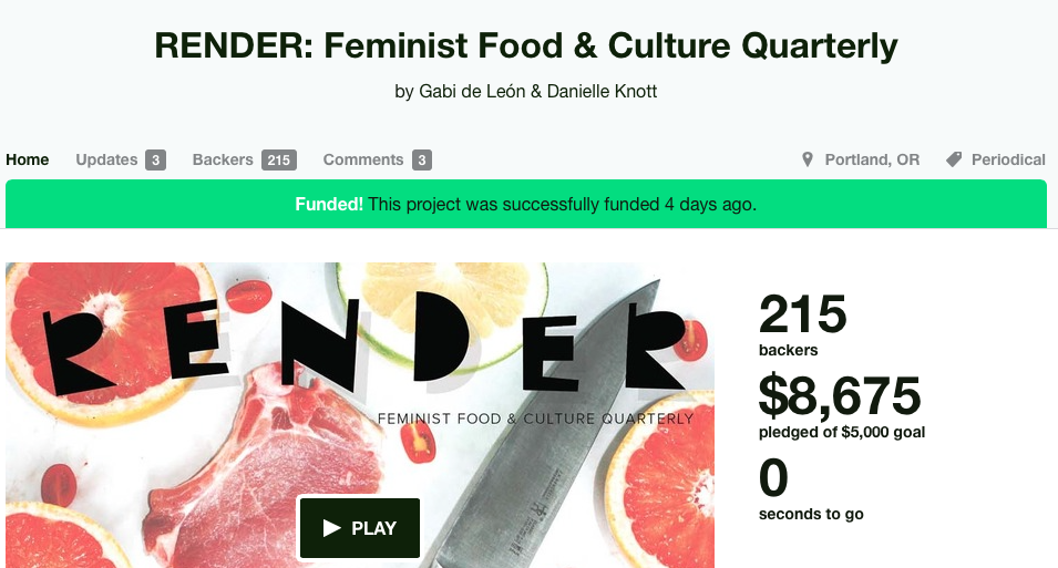 Post-Kickstarter Update