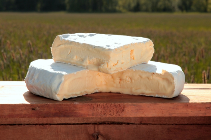 Jacobs Creamery's "Bloomy," a triple cream-inspired cheese. 