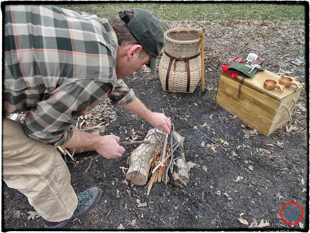 To get a hot fire going quickly and bring your pot to a boil, you'll want some dry tinder and a healthy supply of pencil-thick kindling. The rookie mistake is trying to get a fire going with pieces that are too thick, especially if they're wet with morning dew.