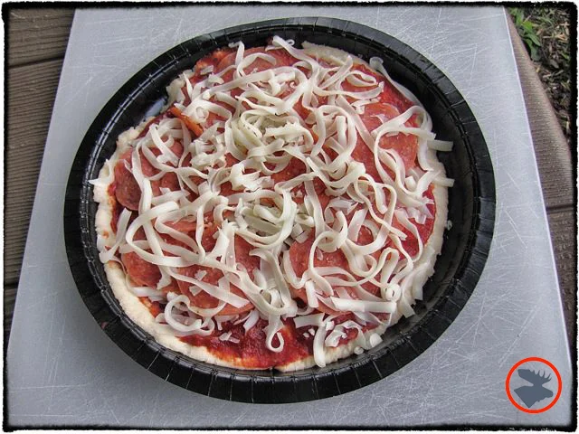 Papa Murphy's Mini Murphy pizzas fit perfectly in Dutch ovens.