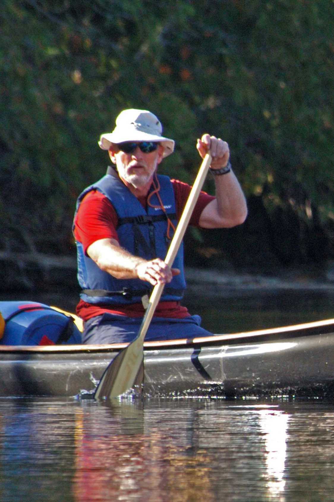 Rob canoeing the BWCA | Photo courtesy of Rob Kesselring