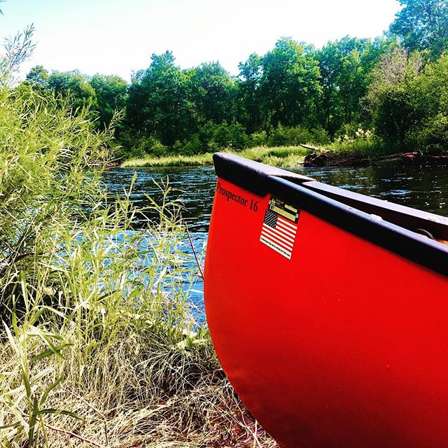 Happy Independence Day, America! 
A riverside break on the banks of the Namekagon River&mdash;a wild, free, and beautiful national treasure!
.
.
.
#🇺🇸 #ilovemycountry #july4th #americathebeautiful #homeofthefreebecauseofthebrave #NamekagonRiver #Wi