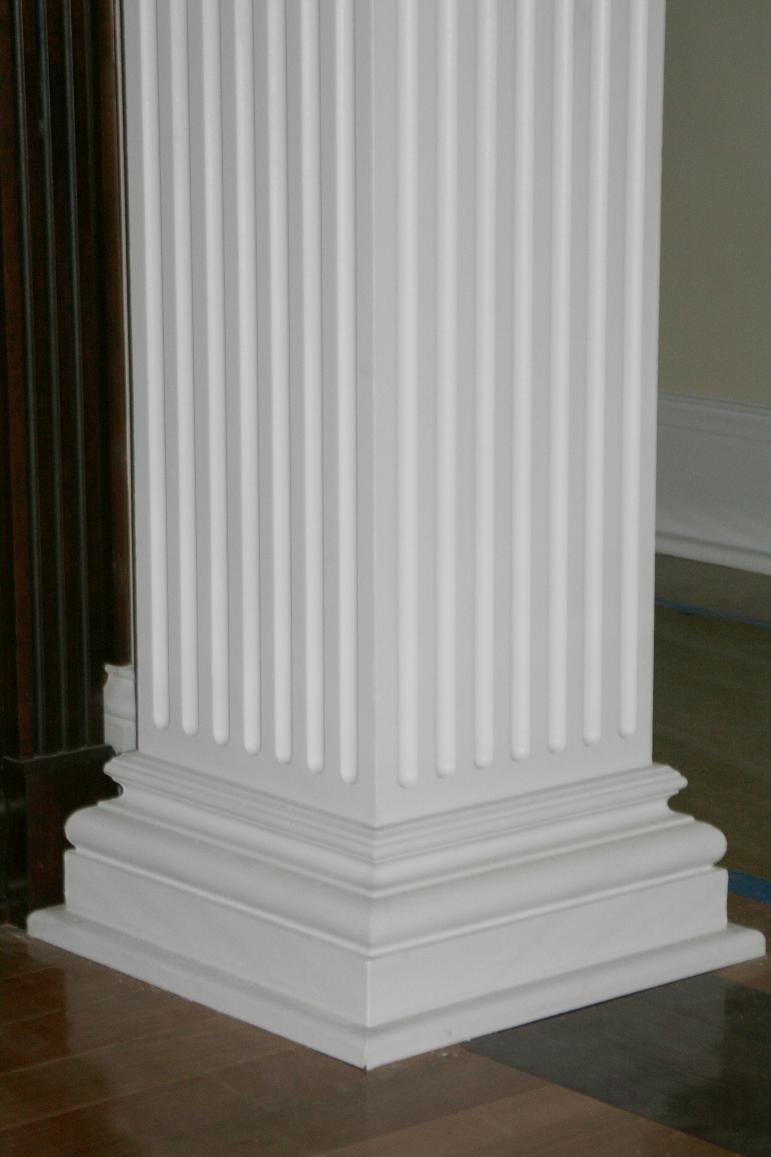 Classically Proportioned Fluted Pier Column — Deep South Trim