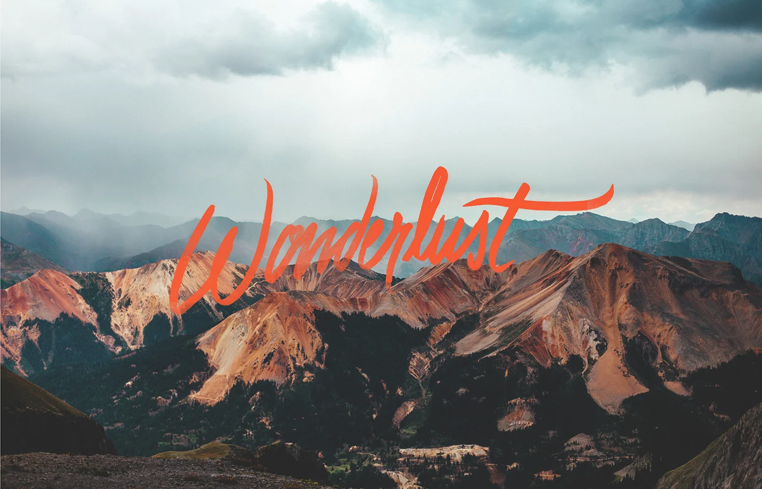 EVENTUALLY - Original Design Treatment, Photo Edit; Photo by Stevan Fane; Type by Harbr Co.