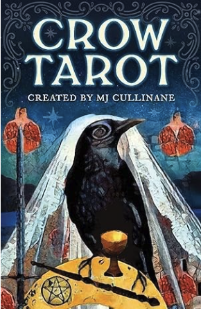 Crow Tarot deck by MJ Culinane — illustrated tarot cards featuring crows and symbolic imagery