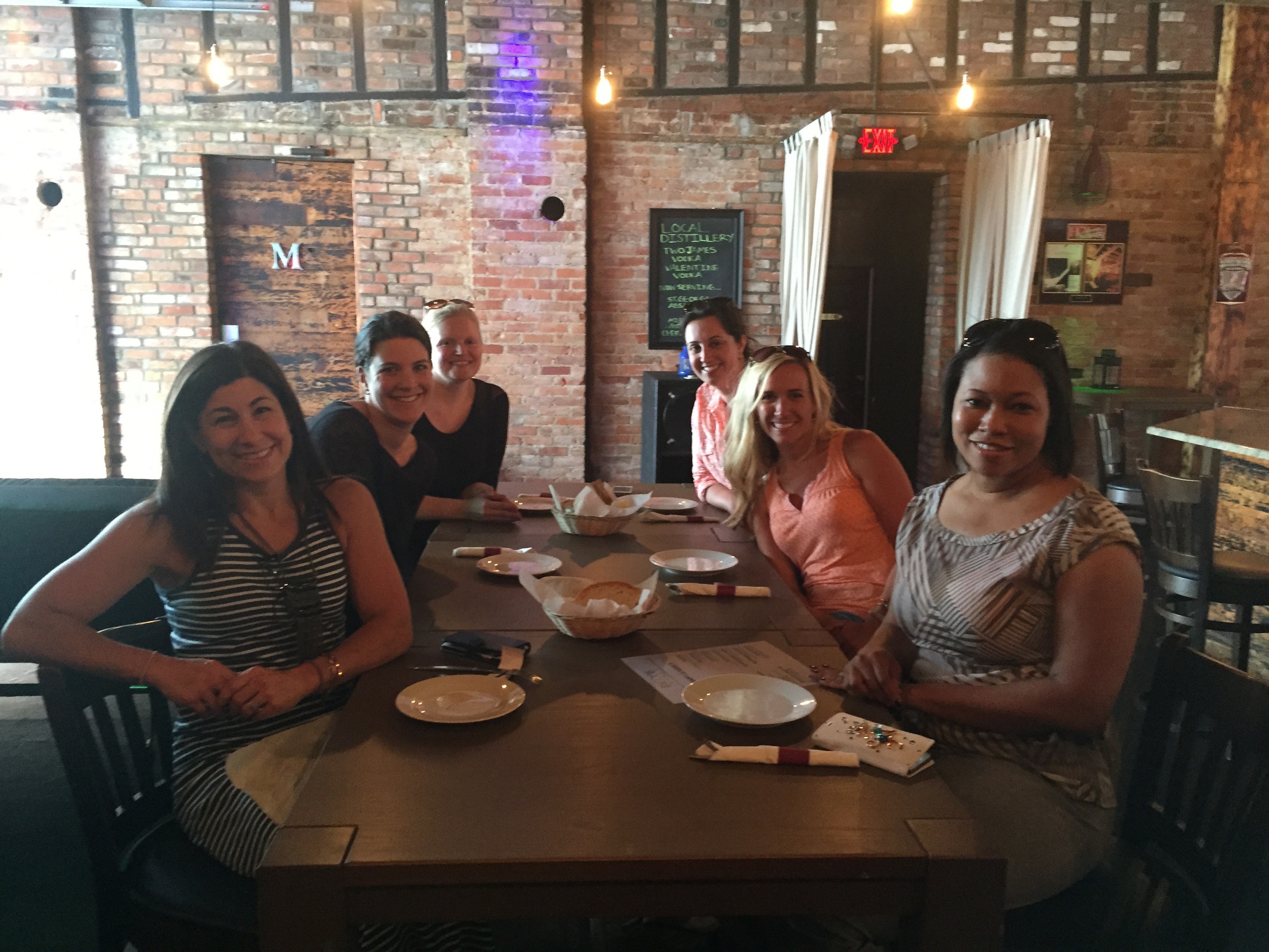 The ladies of UHY Advisors, Inc. were given the entire upper floor of Exodus for the their strolling supper.