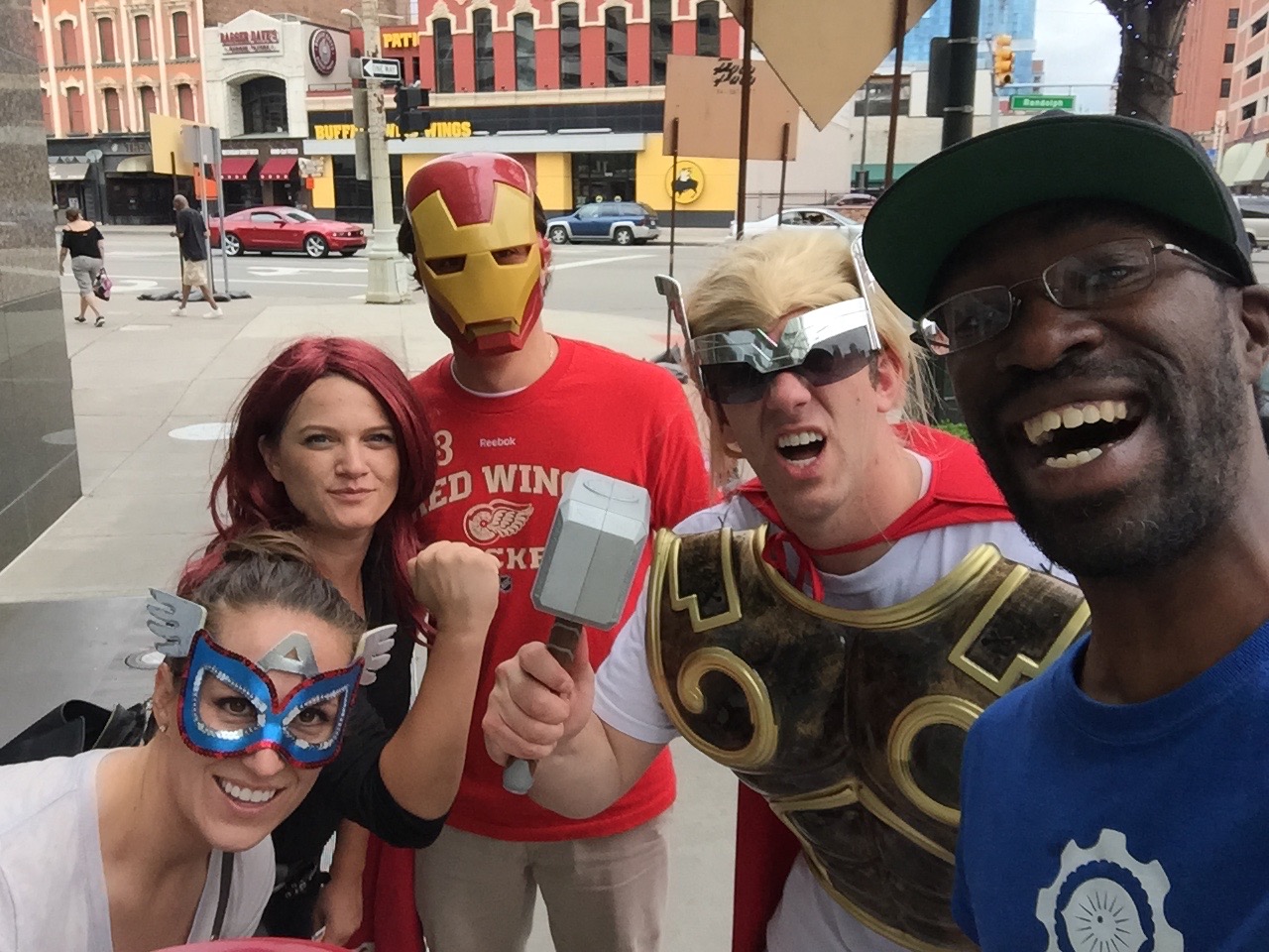 DXF'S EXPERIENCE COORDINATOR CALVIN MOORE TEAMS UP WITH THE AVENGERS!