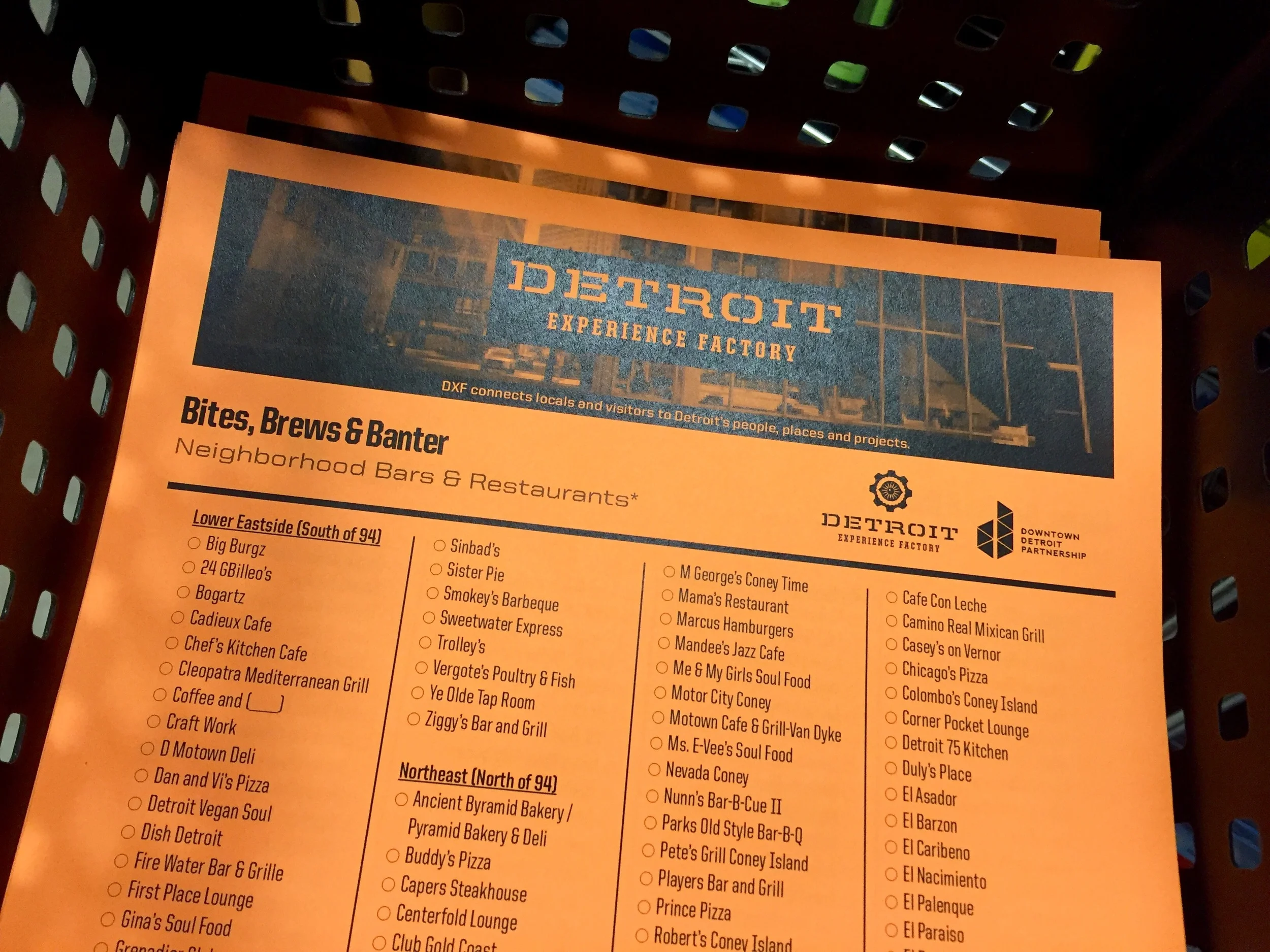 Bites, Brews & Banter - New Citywide Checklist