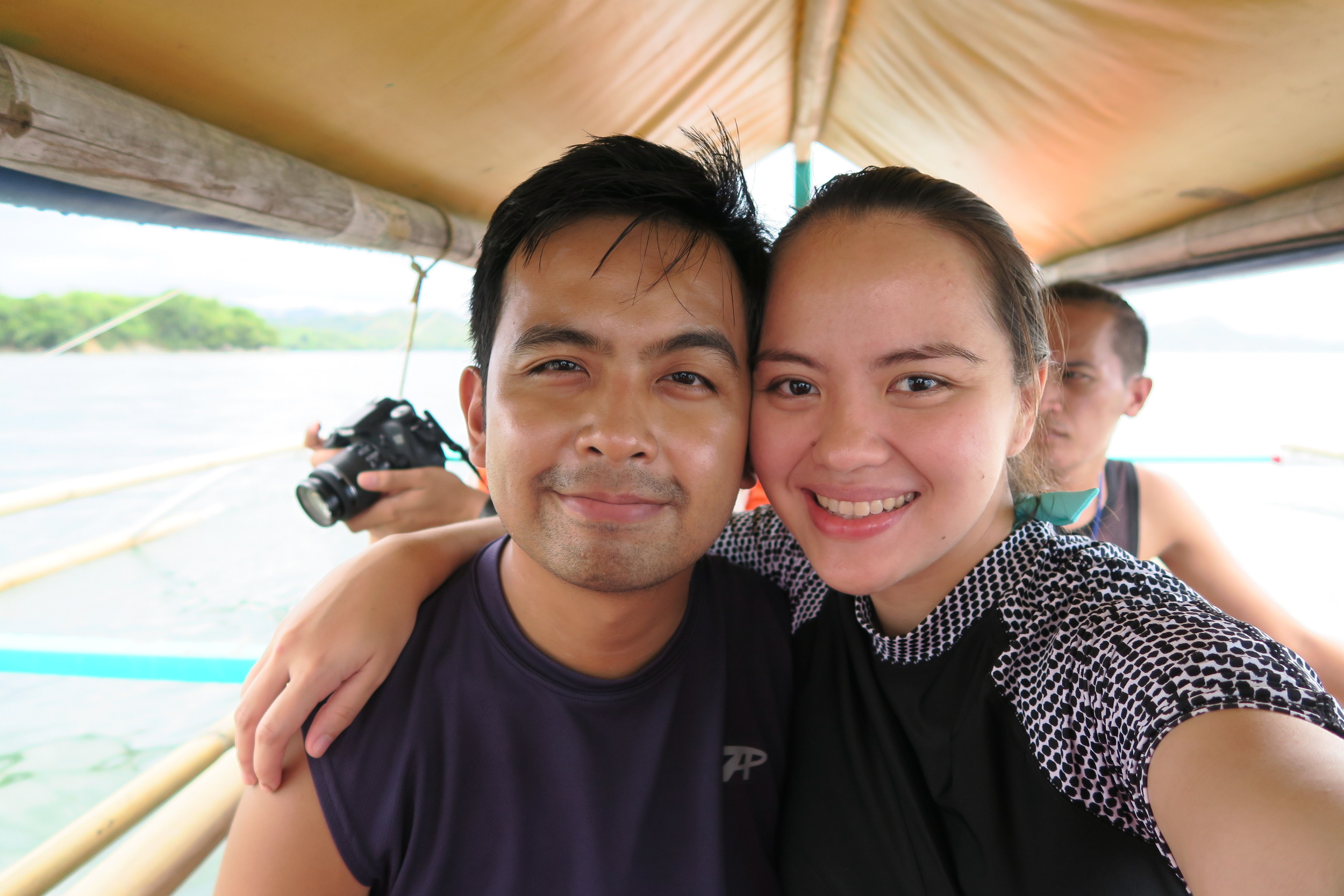 On the boat after a 16 hr van ride to Carmoan
