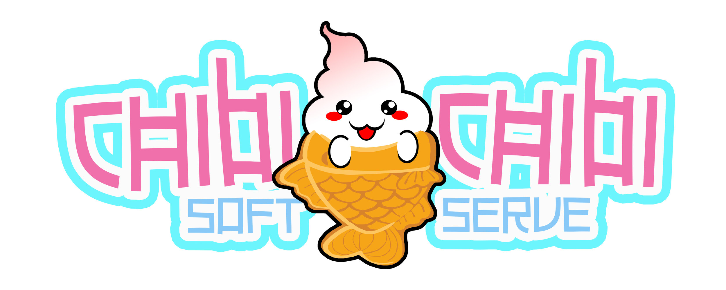 Chibi Chibi Soft Serve Logo