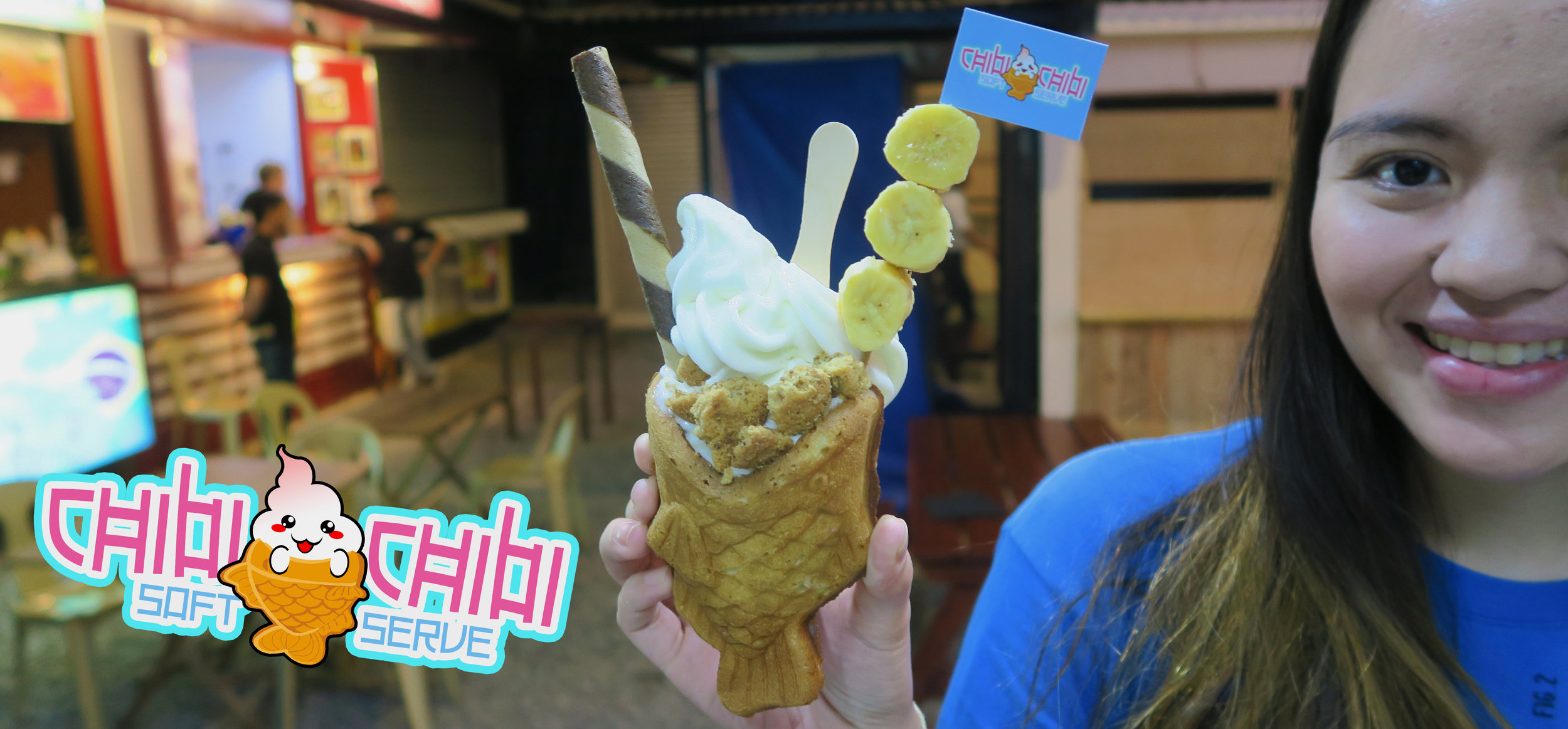 Taiyaki Ice Cream Cones at Chibi Chibi Soft Serve