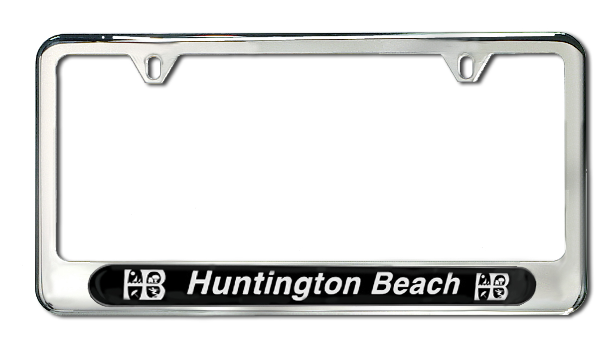 huntington-beach-polished-black-nameplate frame.jpg