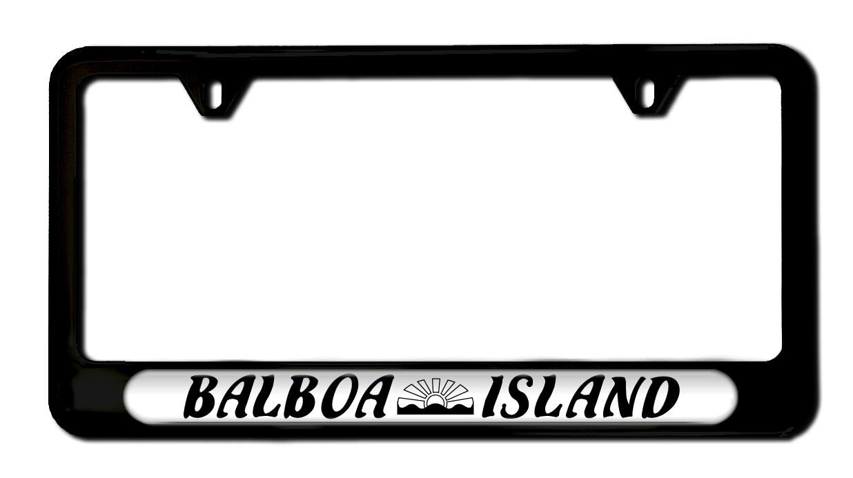 Camisasca Stainless Steel Balboa Island License Plate Frame