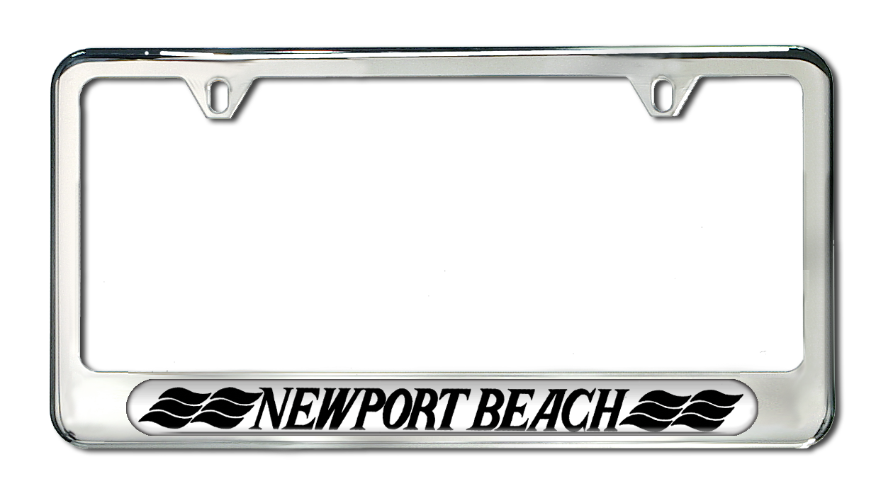 NEWPORT-BEACH-STAINLESS-STEEL-LICENSE-PLATE-FRAME (3).png