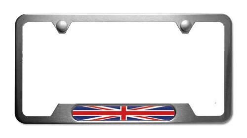 Union Jack License Plate Frame
