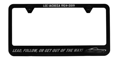 Lee Iacocca License Plate Frame