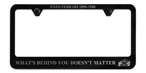 Enzo Ferrari License Plate Frame