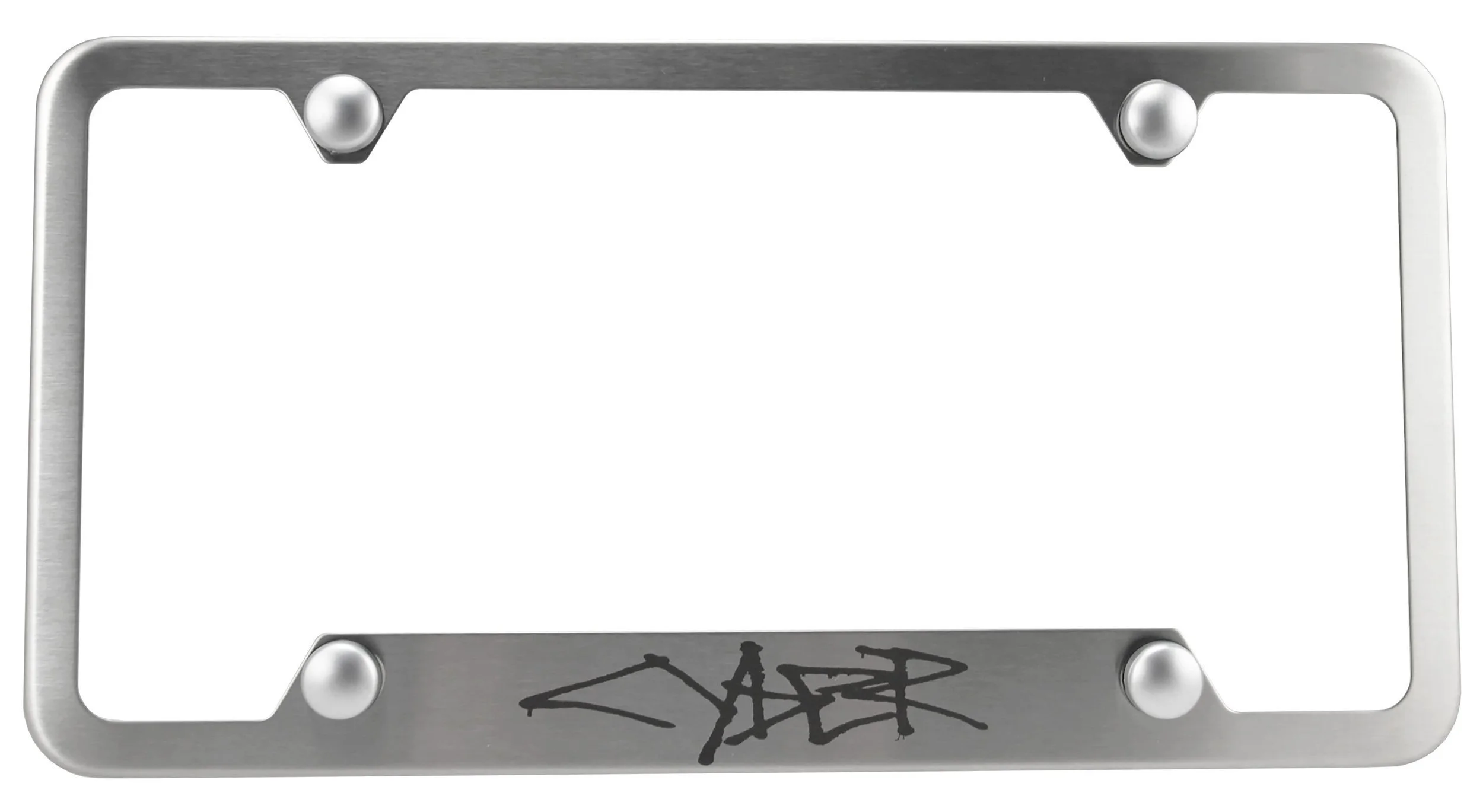 Cyber License Plate Frame