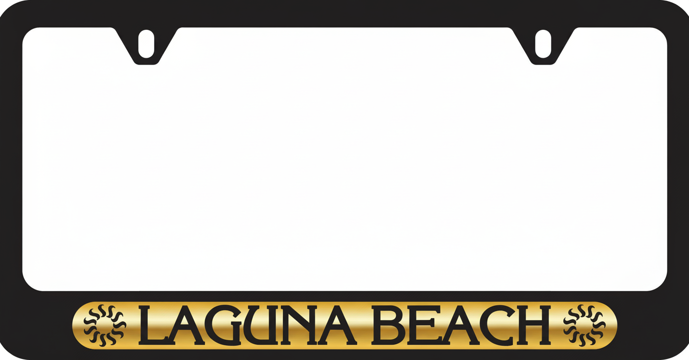LAGUNA-BEACH-STAINLESS-STEEL-LICENSE-PLATE-FRAME-GOLD.png
