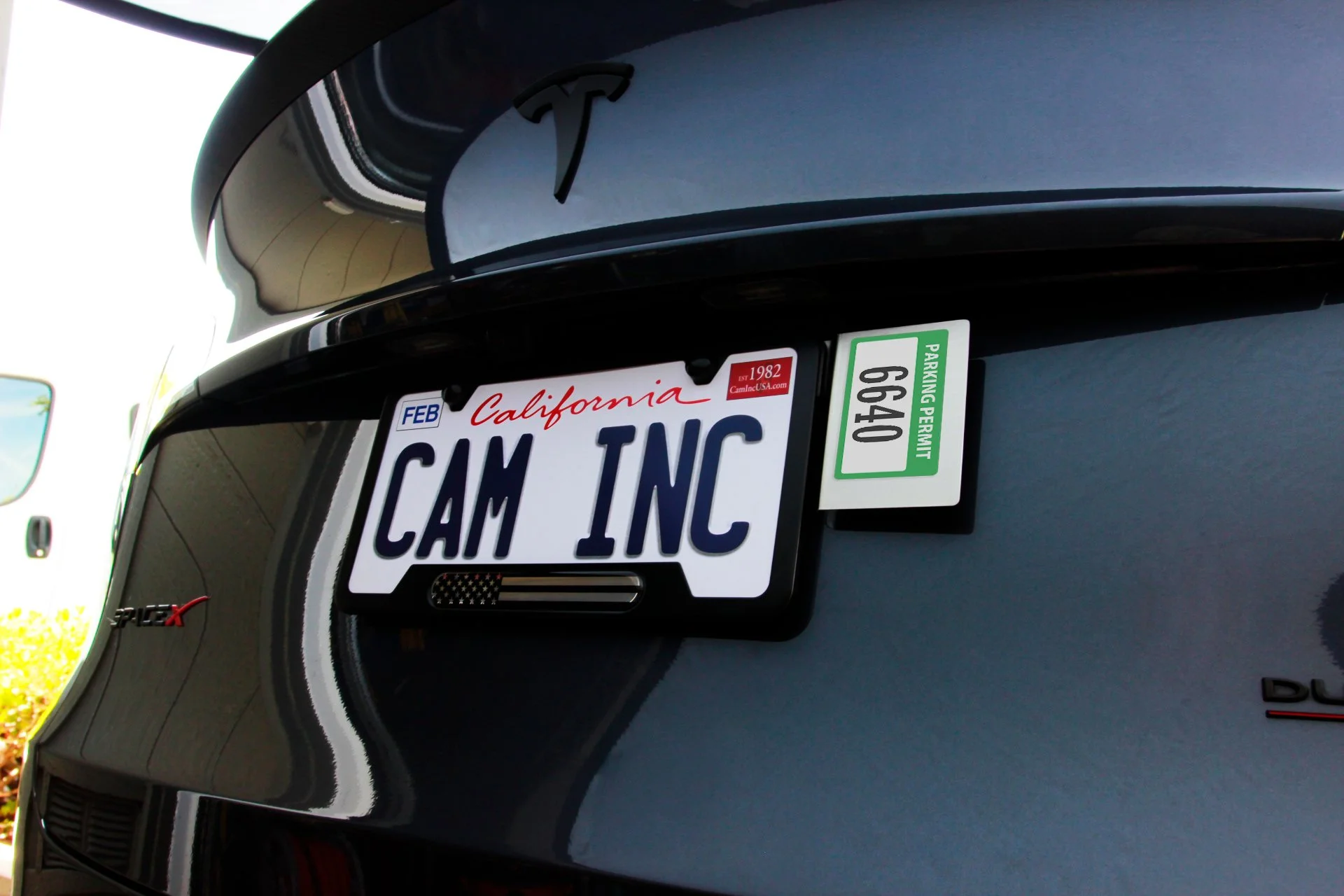 State Safety Check / Parking Permit / Toll Pass License Plate Bracket