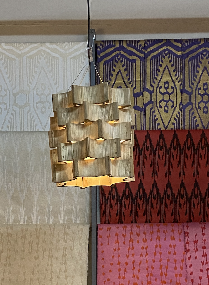 Up-Cycled Bamboo Lamp