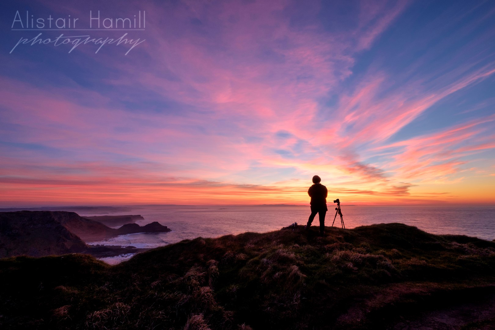 Now that's what I call a sunset! The colours were insane - but would the cloud clear in time for the astro fun later...?!?