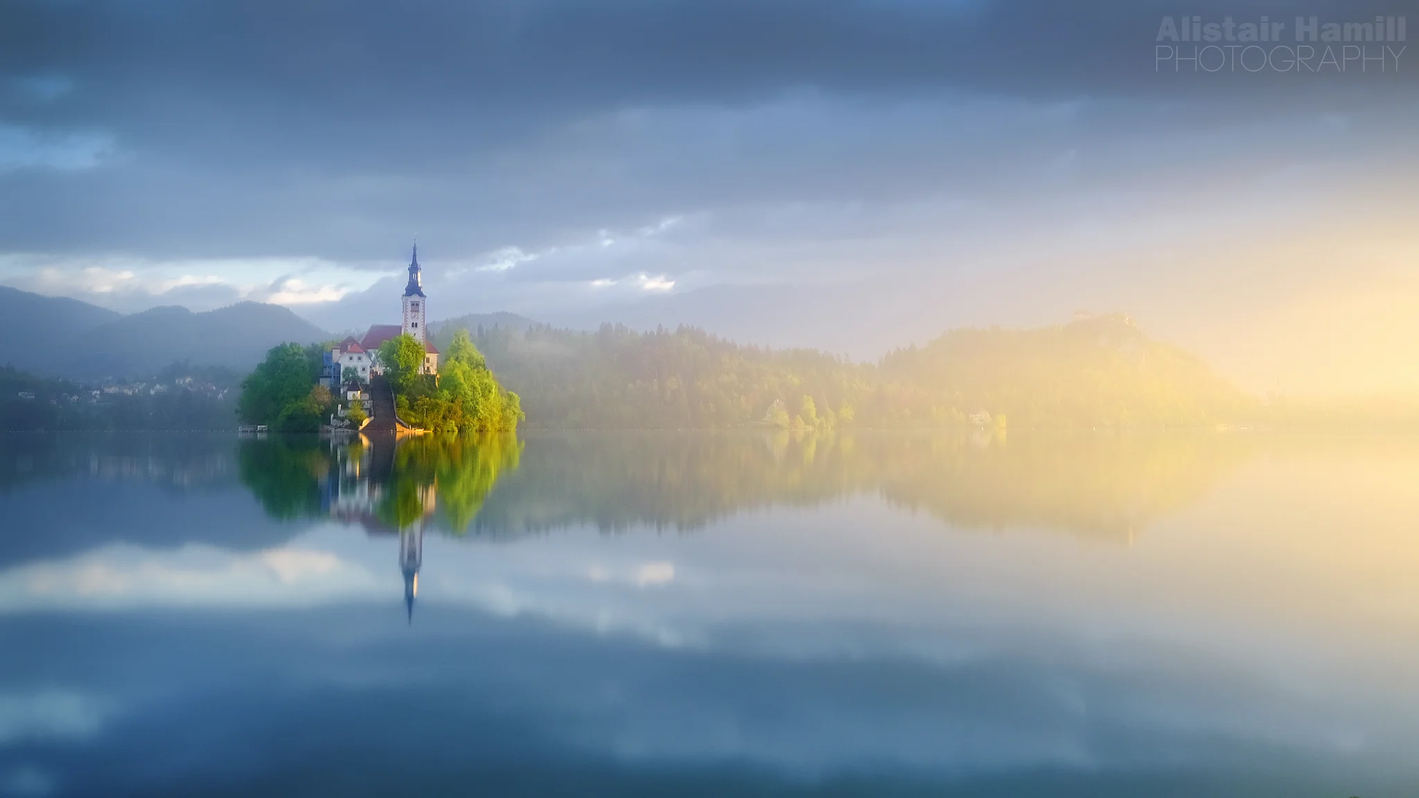 Lake Bled final morning light breakthrough (large) WM.jpg